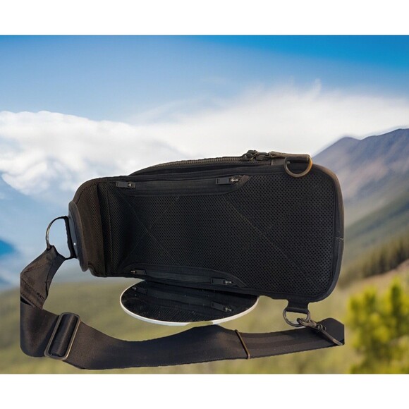 PORTER HEAT SLING SHOULDER BAG Nylon Leather Black Good Used Condition - Picture 12 of 16